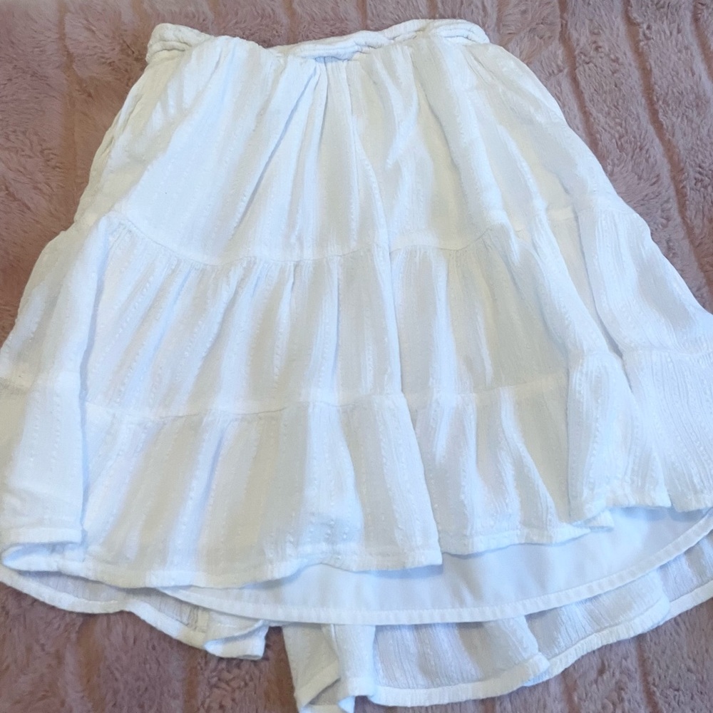 Mini White Hollister Skirt
